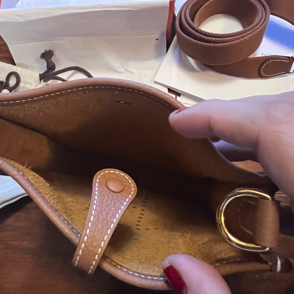 Hermes Evelyne TPM  Gold with Gold - Picture 5 of 7